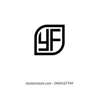 YF logo design vector template