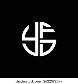 YFD logo YFD icon YFDvector YFD monogram YFDletter YFDminimalist YFD Circle YFDflat Unique modern flat abstract logo design.
