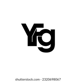 yfg typography letter monogram logo design
