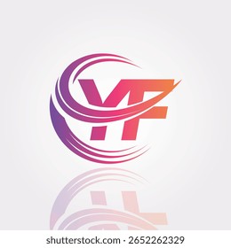 YG Creative Gradient Swirl Monogram Logo – Modern Abstract Letter mark Design for Professional Branding and Digital Identity