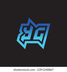 Apoyo al diseño inicial del logotipo de inspiración YG e ideas de clan de juegos