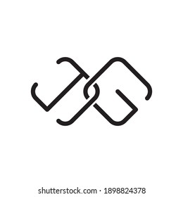 yg initial letter vector logo