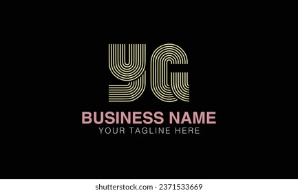 YG initial logo | initial based abstract modern minimal creative logo, vector template image. luxury logotype , real estate homie . typography . initials 