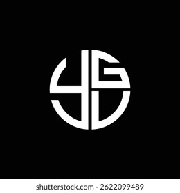 YGV logo YGV icon YGVvector YGV monogram YGVletter YGVminimalist YGV Circle YGVflat Unique modern flat abstract logo design.
