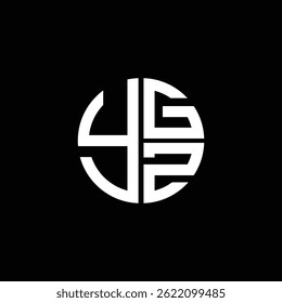 YGZ logo YGZ icon YGZvector YGZ monogram YGZletter YGZminimalist YGZ Circle YGZflat Unique modern flat abstract logo design.
