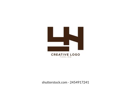 YH Abstract initial monogram letter alphabet logo design