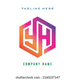 YH lettering logo is simple, easy to understand and authoritative