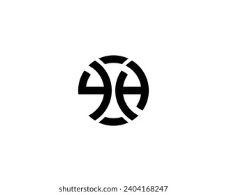 YH logo design vector template