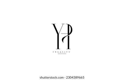 YH Y H vector logo design