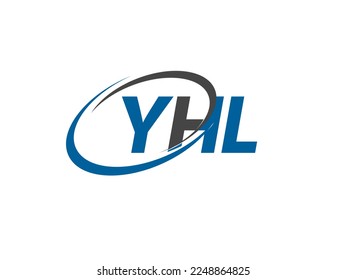 YHL-Brief kreatives, modernes, elegantes Logo-Design