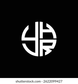 YHR logo YHR icon YHRvector YHR monogram YHRletter YHRminimalist YHR Circle YHRflat Unique modern flat abstract logo design.
