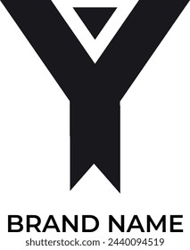 Yi initial letter logo design vector