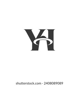 YI, IY, Y AND I Abstract initial monogram letter alphabet logo design