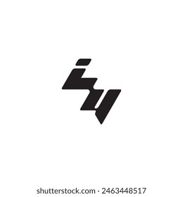 YI letter dynamic and cool design esport concept monogram initial logo