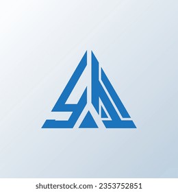 YI letter logo creative design. YI unique design.
