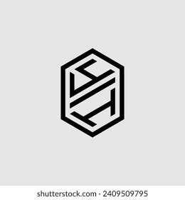 YI line geometric monogram with high quality professional design that will print well