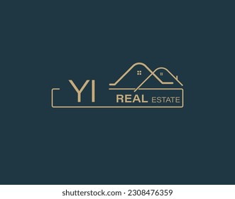 YI Real Estate  Consultants Logo Design Vectors images. Luxury Real Estate Logo Design