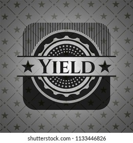 Yield dark badge
