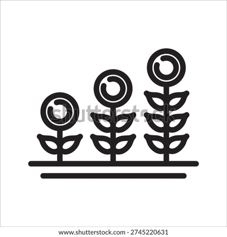 Yield Farming Virtual Economy simple line icon