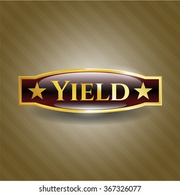 Yield gold badge