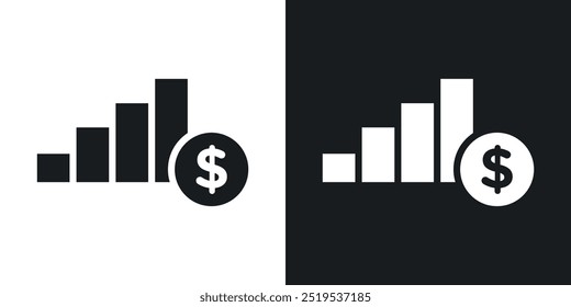 Yield icon icons in black and white filled style