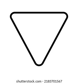Ertragssymbol. Line Art Design einzeln auf weißem Hintergrund
