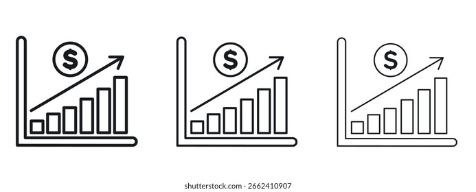 Yield icon simple line design - Simple Vector Illustration