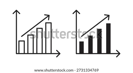 Yield icons set. Simple line vector illustration
