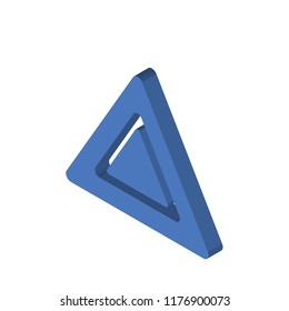 Yield isometric left top view 3D icon