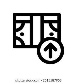 yield line icon. Clean and minimalist vector icon for websites, mobile apps, presentations, and logos. Fully scalable and customizable for any project.