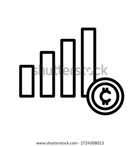 Yield Outline Icon Vector Illustration