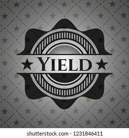 Yield realistic black emblem