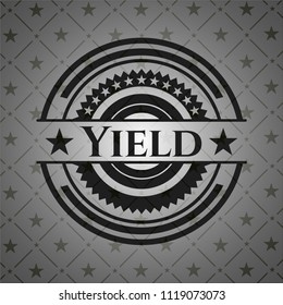 Yield realistic dark emblem