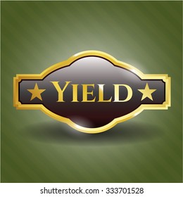 Insignia brillante de Yield