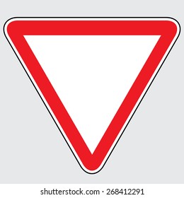 Yield Triangle Sign