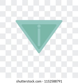 Yield vector icon isolated on transparent background, Yield logo concept