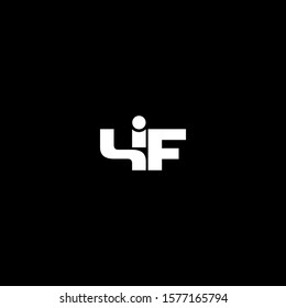 YIF letter icon logo premium