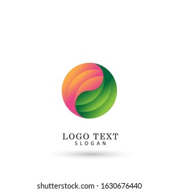 Yin yang & Balance Logo. Symbol & Icon Vector Template.