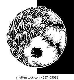 yin yang circle; feng shui philosophy