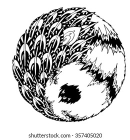 yin yang circle; feng shui philosophy