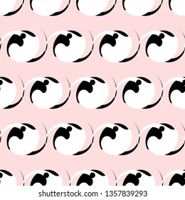 Yin and Yang. Feng Shui. Abstract. Fashion graphics. Vector images.