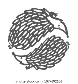 Yin Yang Hedgehogs
