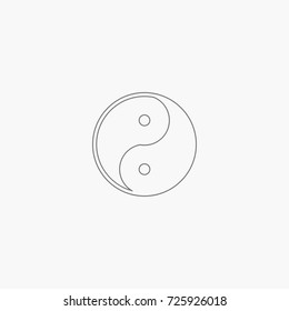 Yin yang icon