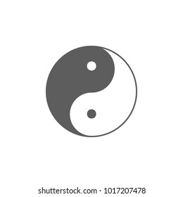 Yin Yang icon. Elements of religious signs icon for concept and web apps. Illustration  icon for website design and development, app development. Premium icon on white background