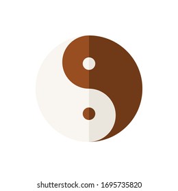 Yin Yang Icon for Graphic Design Projects