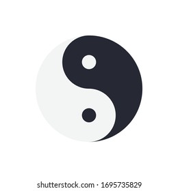 Yin Yang Icon for Graphic Design Projects