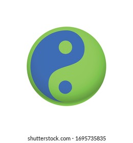 Icono de Yin Yang para proyectos de diseño gráfico