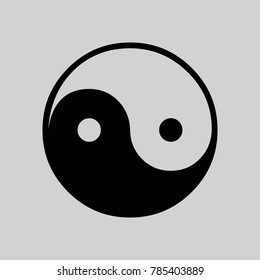 yin yang icon logo