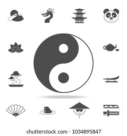 Yin Yang icon. Set of Chinese culture icons. Web Icons Premium quality graphic design. Signs and symbols collection, simple icons for websites, web design, mobile app on white background