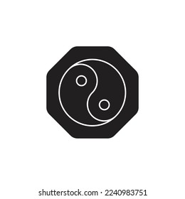the yin yang icon is suitable for your web, apk or project with a chinese new year theme